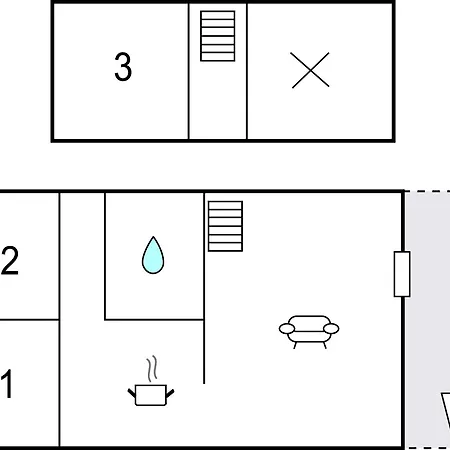Casa vacanze Amazing In Hvide Sande With Sauna